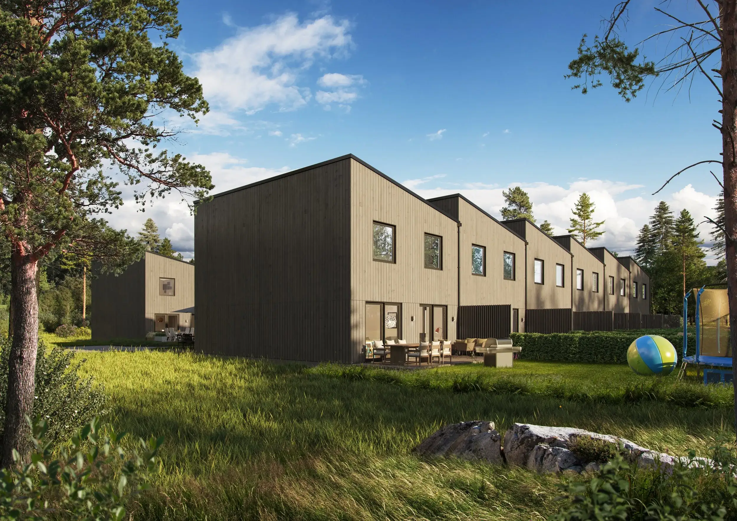 Gruppbostaden - Exteriörrendering