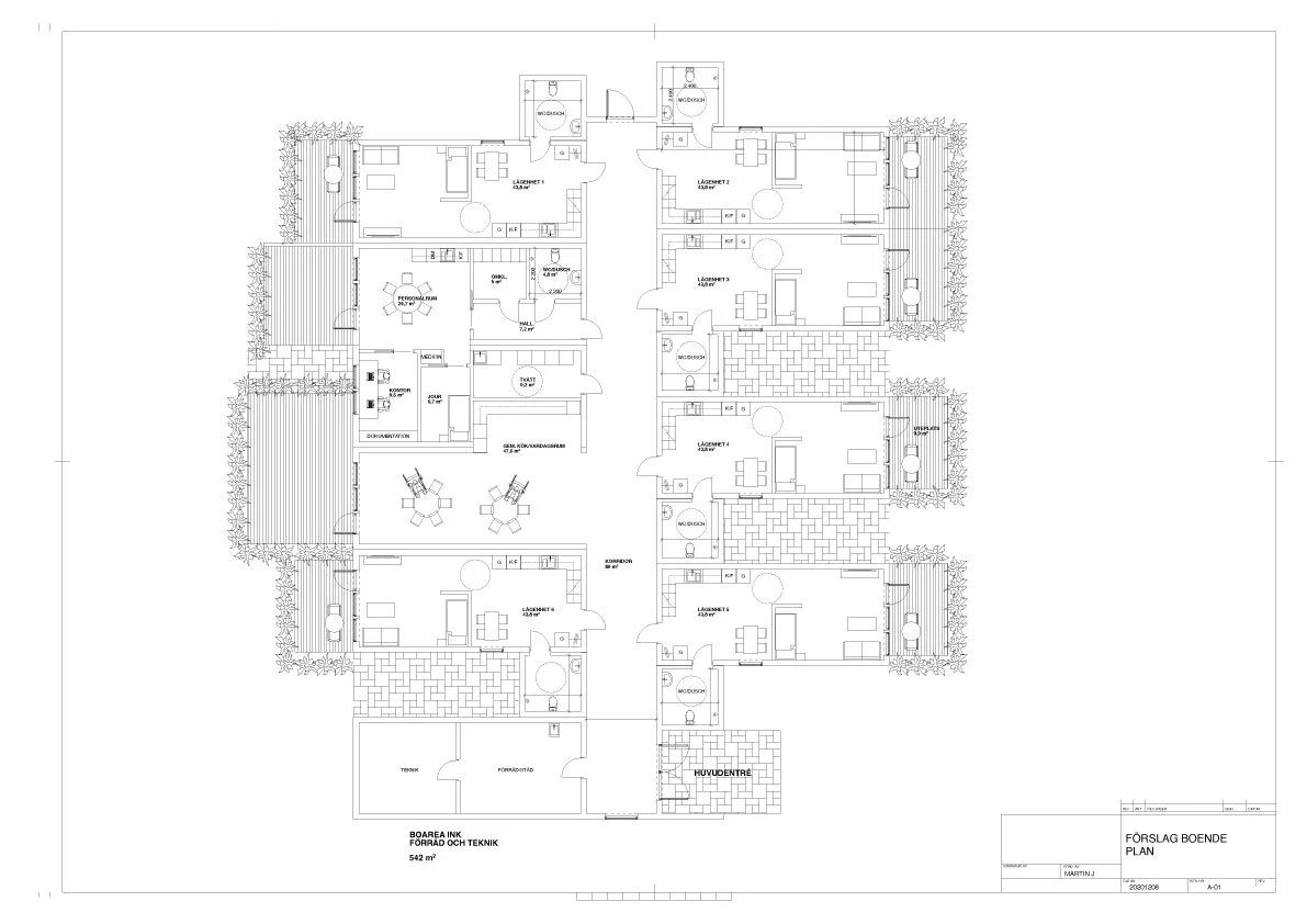542 Gruppbostaden - Planritning