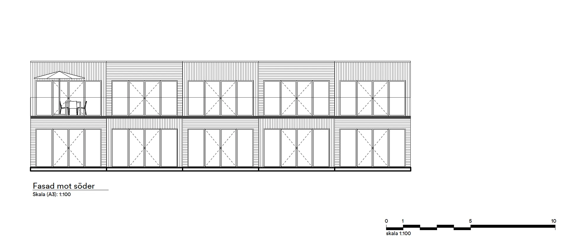 Radhuset fasad mot söder